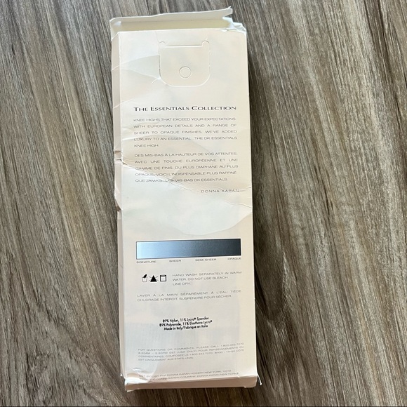 Donna Karan New York The Essentials Tights Pantyhose Hosiery Knee Highs - Picture 3 of 4